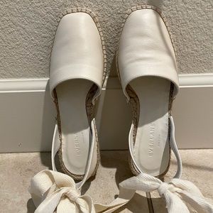 Brand new Everlane ankle-tie sandals